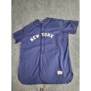 RARE Vintage Ralph Lauren Polo Sport New York‎ 36 Baseball Jersey XL Yankees MLB